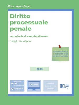 cover image of Diritto processuale penale